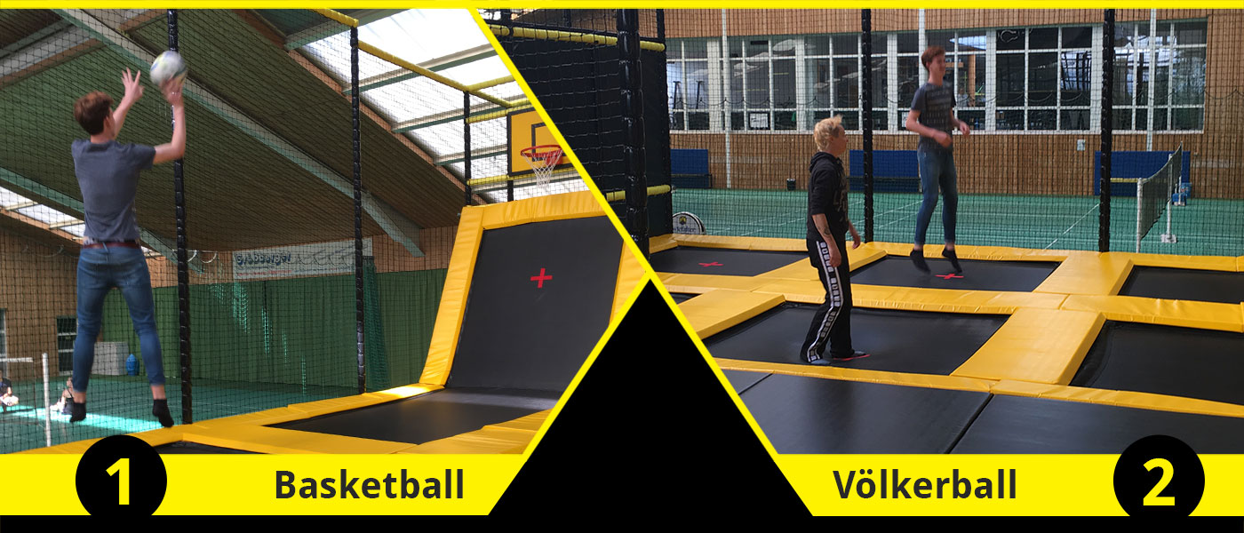 Slam-Ball und Slack-Line